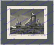 Franz Schensky Segelregatta Helgoland Cuxhaven Nordseewoche Segelyacht Asta 1935