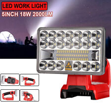 18W 2000LM Kabelloses LED Baustellenlicht Für Milwaukee Akku Bright Arbeitslicht