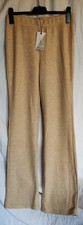 Amisu Hose Beige Meliert Gr