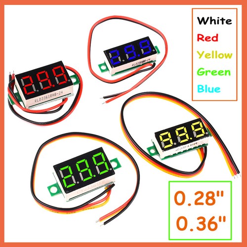 Led voltmeter mini - led,