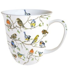 Tasse, Porzellantasse BIRDS