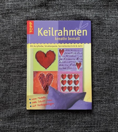 Keilrahmen kreativ bemalt