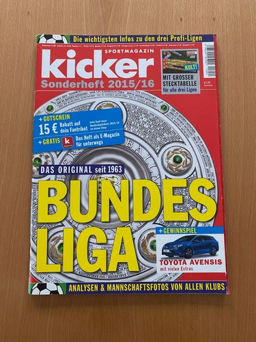 Kicker sonderheft bundesliga - sonderheft,