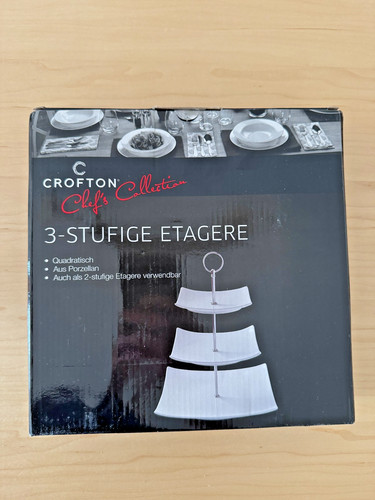 Etagere weiß stöckig - etagere, 3-stöckig