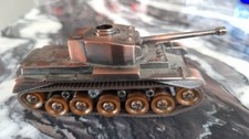 Tischfeuerzeug Vintage, MILITÄR,  PANZER. Messing