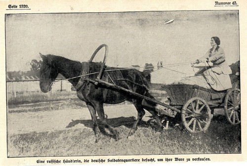 Eine russische händlerin - eine,