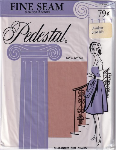 Nylonstrümpfe nähen pedestal - nylonstrümpfe,