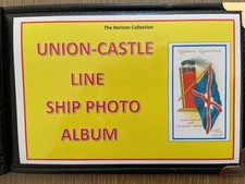 EIN ALBUM MIT UNION-CASTLE SCHIFFSFOTOGRAFIEN