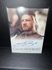 Rittenhouse 2024 Game Of Thrones, Sean Bean Autograph Card (Eddard Stark)