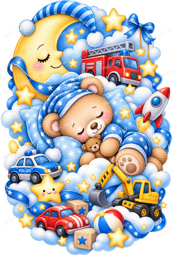 Wandtattoo teddybär mit - teddybär,
