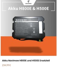 Navimow Segway Original Gebraucht Akku H500E, H800E, H1500E, H3000E