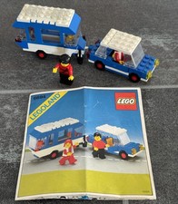 LEGO Legoland Classic Town 6694 PKW mit Wohnwagen Car with Camper Auto 1984 *TOP
