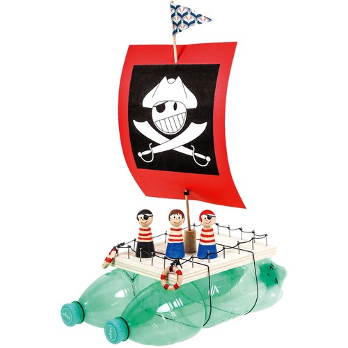 Flaschenboot katamaran pet - flaschenboot,