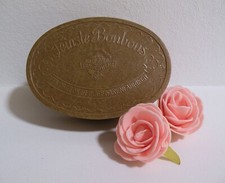 shabby Deckeldose Schachtel Feinste Bonbons Dresden Elbflorenz Reklame Werbung