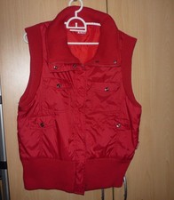 Rote Winterweste von REALITY in Gr. 44