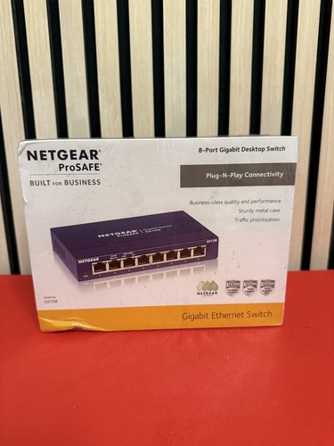 Netgear prosafe gs108ge port - gs108ge, 8-port
