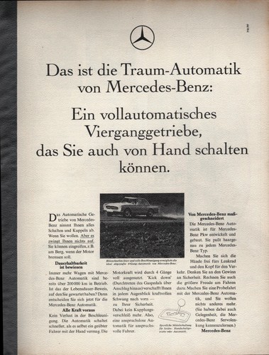 Mercedes werbeanzeige werbung - mercedes,