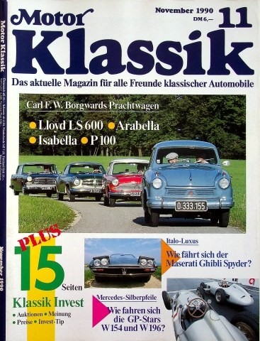 Motor klassik 1990 - klassik, 11/1990