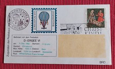 Brief Weihnachts Ballonpost