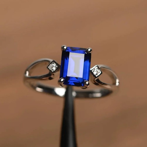 Smaragd blau saphir - kt,