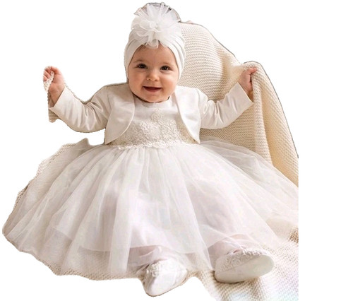 Taufkleid 62 0 3m - taufkleid,