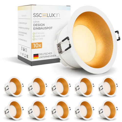 Gexia 10x einbauleuchte decke - 10x,