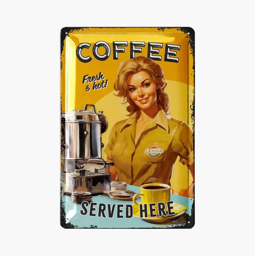 Lanolu blechschild coffee - lanolu,
