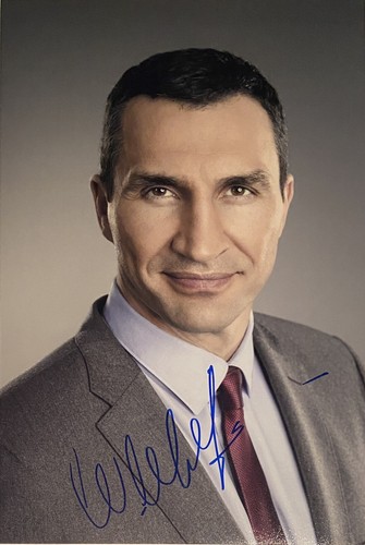 Wladimir klitschko signiert - wladimir,
