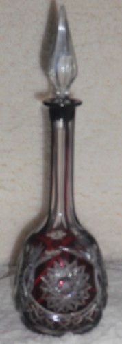Vase flasche bleikristall - flasche,