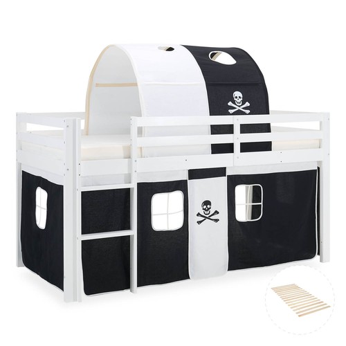 Hochbett 90x200 kinderbett mit - kinderbett,