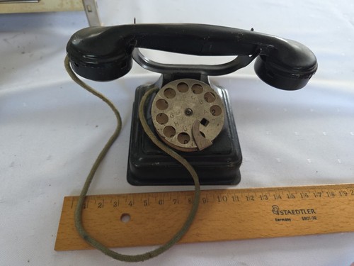 Kindertelefon blech antik - blech,
