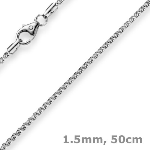 5mm zopfkette kette collier - zopfkette,