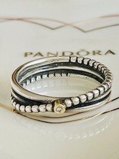 💛 PANDORA Silber & 14k Gold
