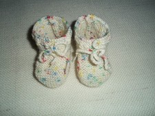 Handgestrickte Babyschuhe ca