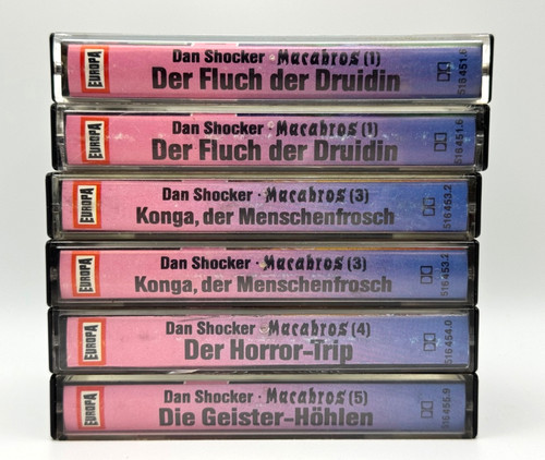 Macabros hörspiel kassetten - macabros, hörspiel-kassetten