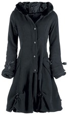 Poizen Industries Wintermantel Damen Alice Coat schwarz Industrial