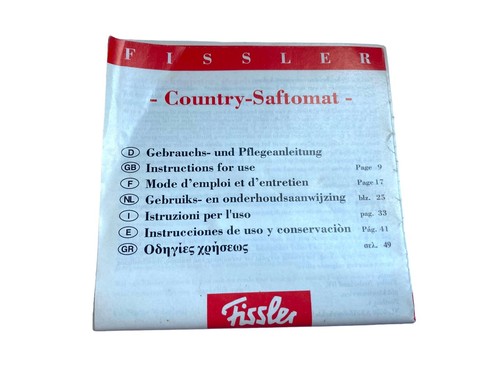 Fissler country saftomat - fissler,