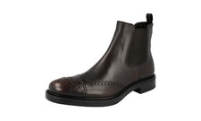 PRADA Leder Cap Toe Budapester