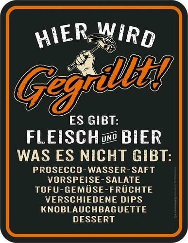 Männer grill blechschilder - männer,