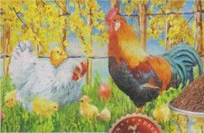 Kaffeedose „Familie Huhn“