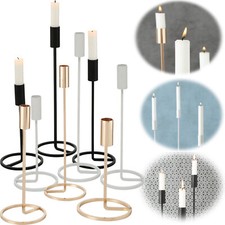 3x Vintage Stabkerzen