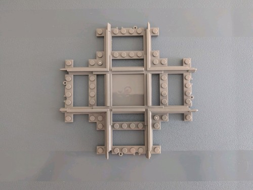 Lego crossing rail train - lego,