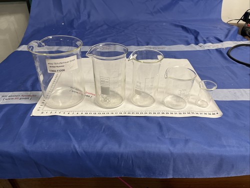 5er set becherglas mit ausguss - 5er-set,
