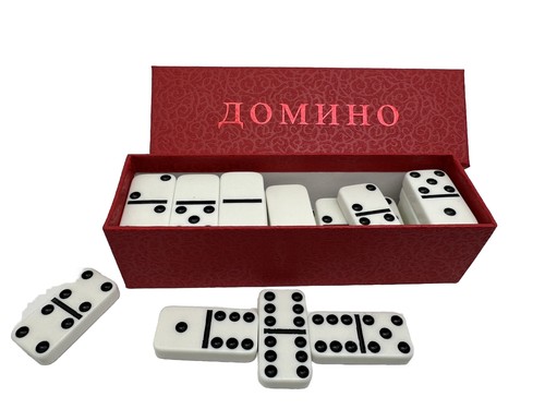 Russische spiel domino - spiel,