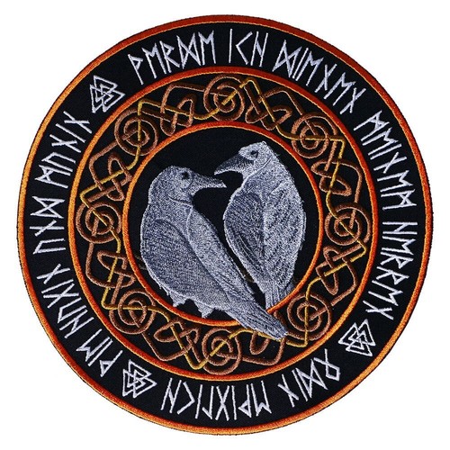Aufnäher hugin und munin - und,