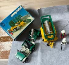Playmobil vintage Klicky 70s : Playmobil 3529 3528 Safari Jeep und Anhänger