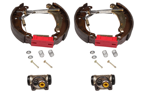 Bremsbackensatz hinterachse - bremsbackensatz,