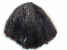 neu NERZ NUTRIA Pelzmütze Pelzhut Hut Echtpelz Damen Kappe Fellmütze LARP Mütze 