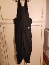 SAMMLERSTÜCK von etirel! Ski-Latzhose, Steghose, ORIGINAL Vintage 80'er, schwarz