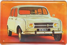 Blechschild 20x30 Renault R4
